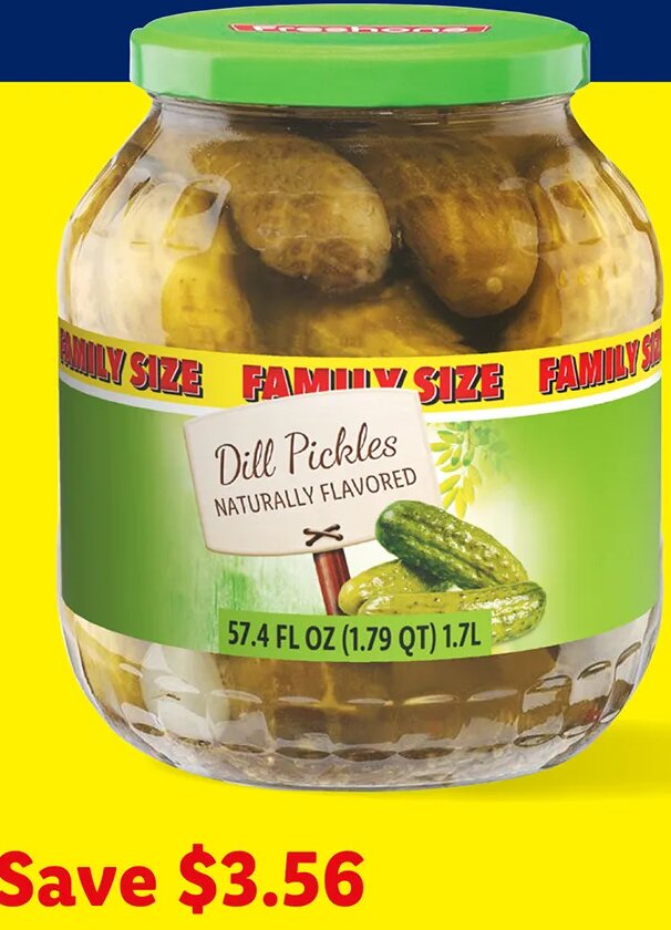 FRESHONA dill pickles, family size