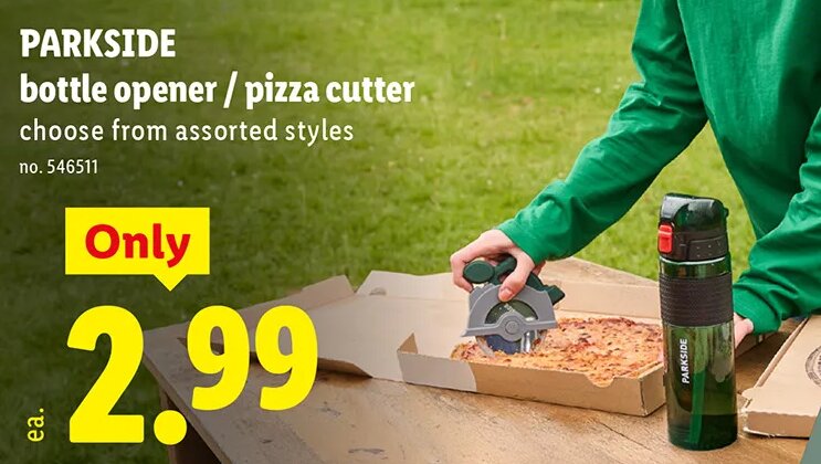 PARKSIDE bottle opener / pizza cutter