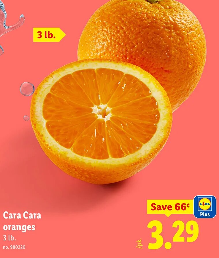 Cara Cara oranges at Lidl