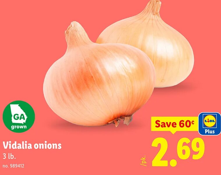 Vidalia onions
