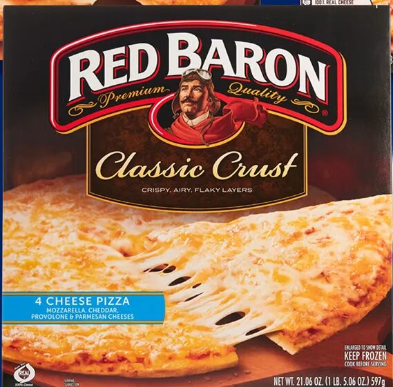 RED BARON pizza at Lidl