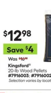Kingsford Hickory Wood Pellets
