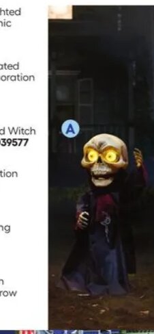 Haunted Living 5-ft Animated Creepy Girl Halloween Decoration