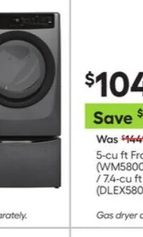 8-cu ft Electric Dryer