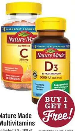 Nature Made Multivitamins
