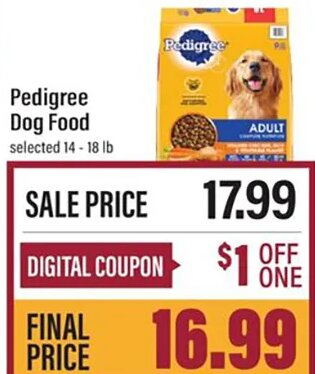 Pedigree Dog Food at Lowes Foods