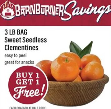 Sweet Seedless Clementines