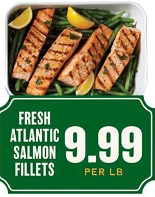Fresh Atlantic Salmon Fillets at Lowes Foods