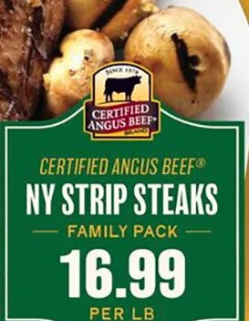 Certified Angus Beef NY Strip Steaks