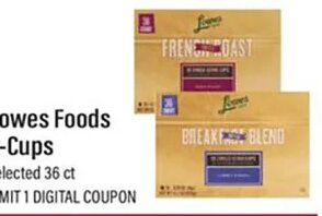 Lowes Foods K-Cups