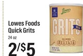 Lowes Foods Quick Grits