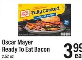 Oscar Mayer Ready To Eat Bacon at Lowes Foods