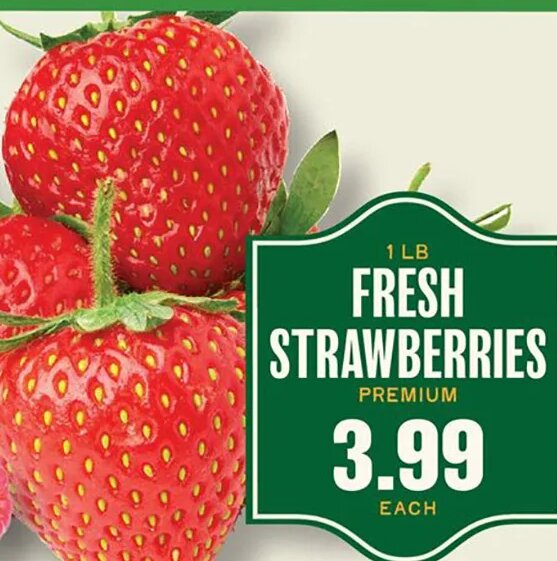 Fresh Strawberries at Lowes Foods