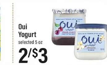 Oui Yogurt at Lowes Foods