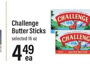 Challenge Butter Sticks