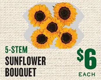 5-STEM SUNFLOWER BOUQUET