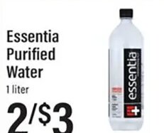 Essentia Purified Water at Lowes Foods