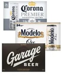Corona Premier, Modelo Oro or Garage Beer at Lowes Foods