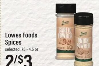 Lowes Foods Spices