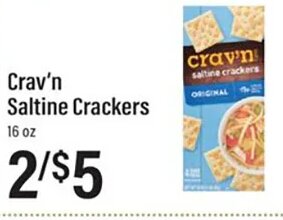 Crav'n Saltine Crackers