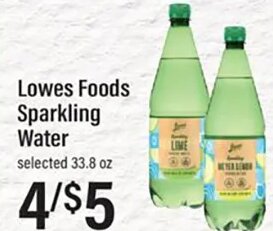 Lowes Foods Sparkling Water
