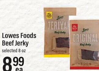 Lowes Foods Beef Jerky