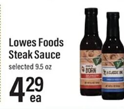 Lowes Foods Steak Sauce