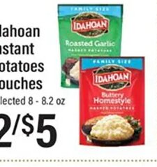 Idahoan Instant Potatoes Pouches at Lowes Foods