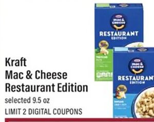 Kraft Mac & Cheese Restaurant Edition