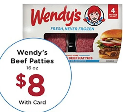 Wendy's Beef Patties