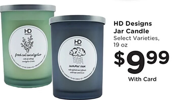 HD Designs Jar Candle