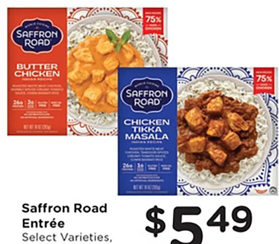 Saffron Road Entrée