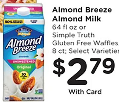 Almond Breeze Almond Milk at Mariano's
