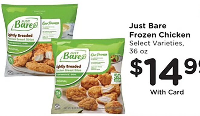 Just Bare Frozen Chicken