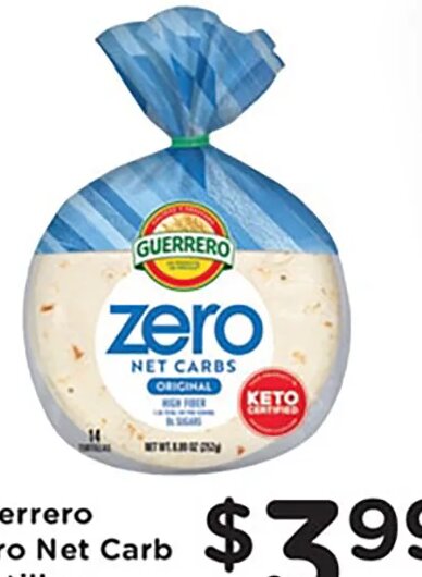 Guerrero Zero Net Carb Tortillas