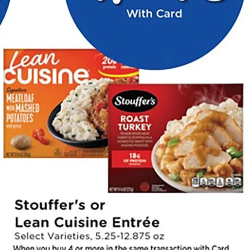 Stouffer's or Lean Cuisine Entrée at Mariano's
