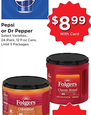 Pepsi or Dr Pepper at Mariano's