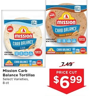 Mission Carb Balance Tortillas