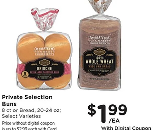 Private Selection Buns at Mariano's