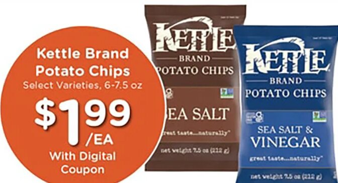 Kettle Brand Potato Chips at Mariano's