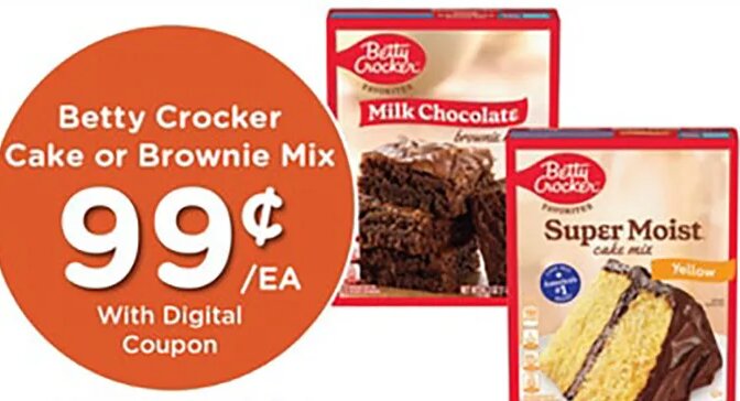 Betty Crocker Cake or Brownie Mix