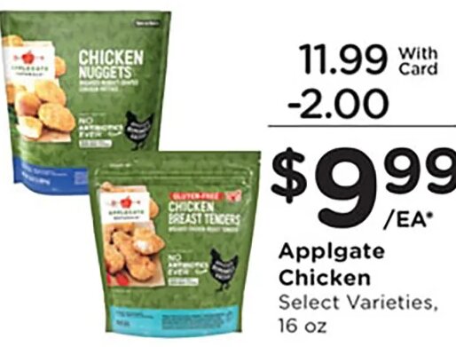 Applegate Chicken at Mariano's