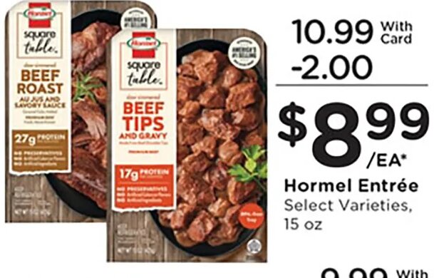 Hormel Entrée at Mariano's