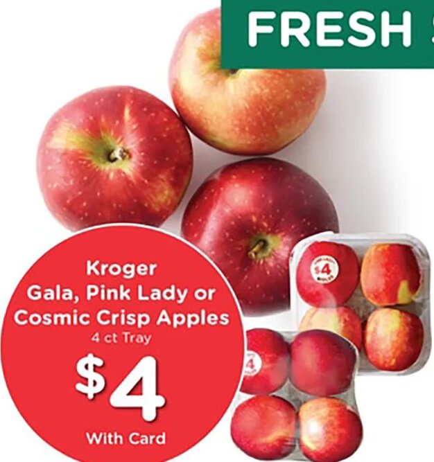 Kroger Gala, Pink Lady or Cosmic Crisp Apples at Mariano's