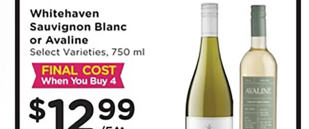 Whitehaven Sauvignon Blanc or Avaline