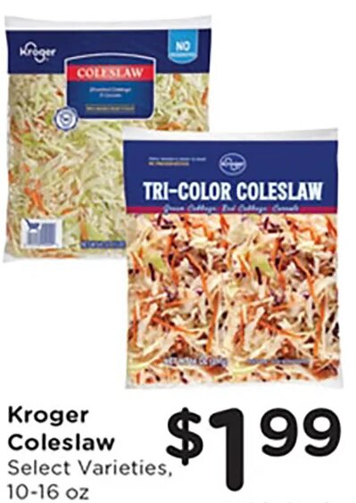 Kroger Coleslaw