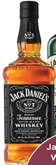 Jack Daniel's Whiskey or Jameson Irish Whiskey