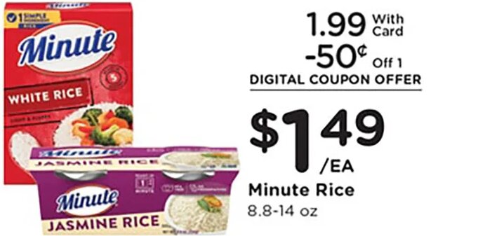 Minute Rice at Mariano's