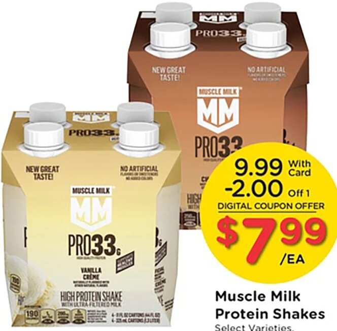 Muscle Milk Protein Shakes at Mariano's