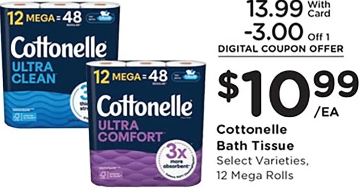 Cottonelle Bath Tissue at Mariano's